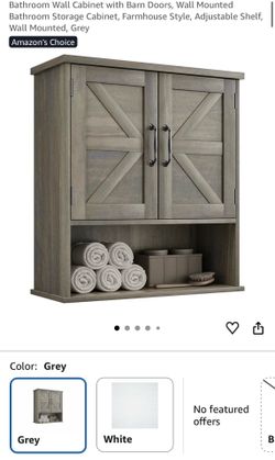 Bathroom wall cabinet
