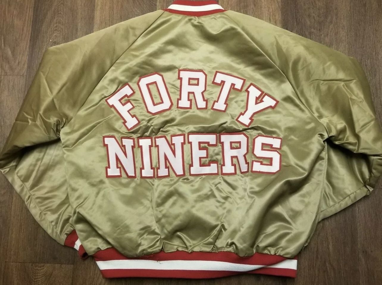 VTG Chalk Line Gold 49ers jacket