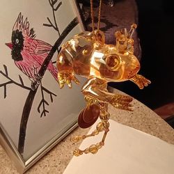 Glass Frog. Ornament