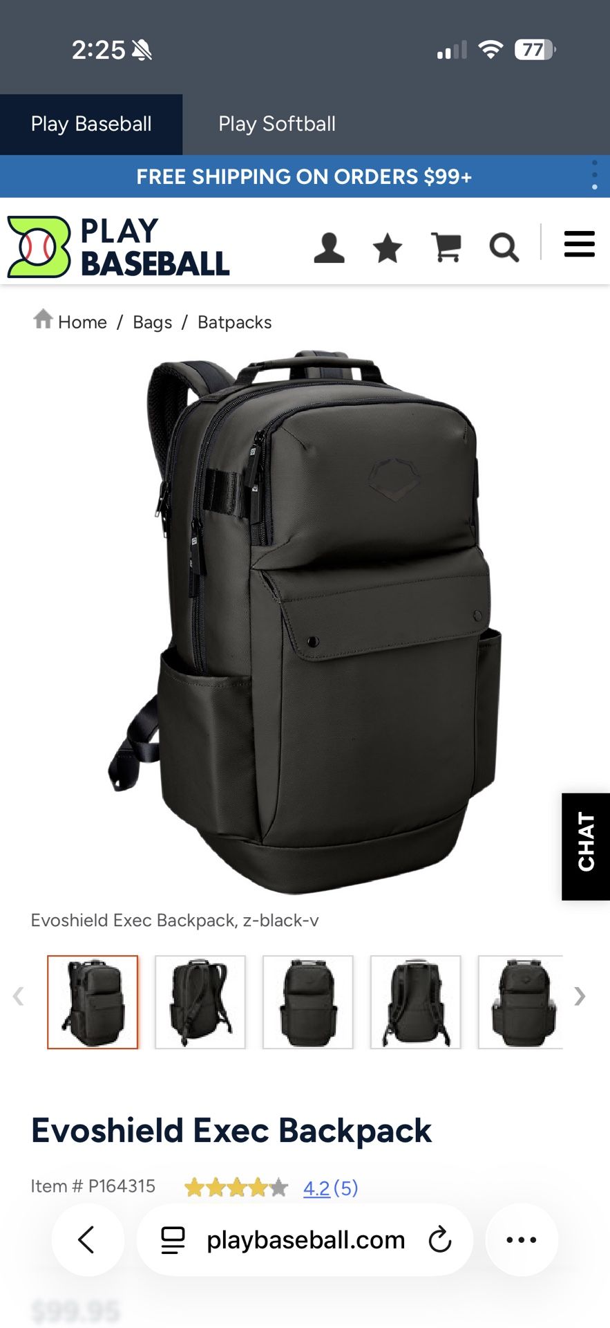 Evoshield Exec Backpack - Coaches Backpack