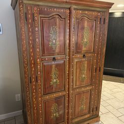 Hand painted Armoire
