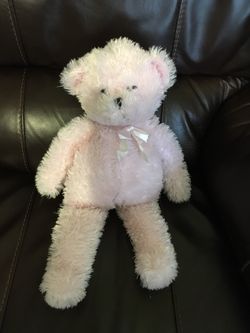 Pink teddy bear plush toy