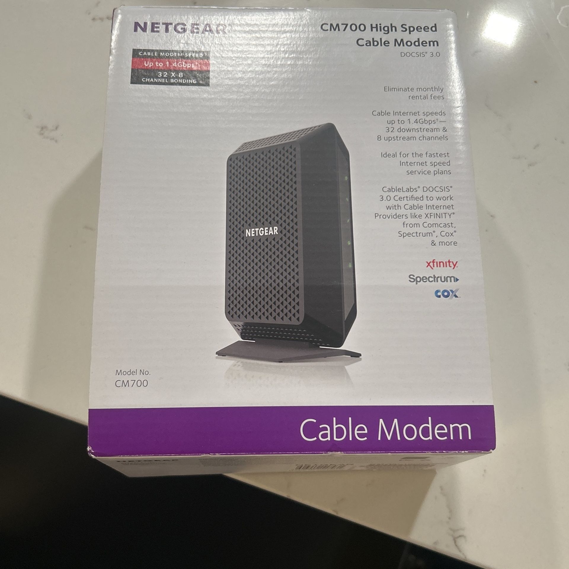 NETGEAR CM700 High speed cable Modem 