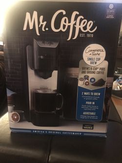 Mr. Coffee kcup coffe maker