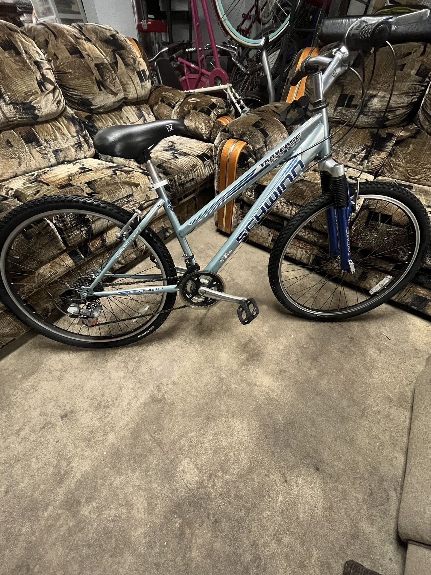 26 in. Schwinn Traverse Shaped Tube Woman Inspired 21 Speed Bike