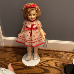 Shirley Temple Original Doll With Tags On It Not In Original Box 