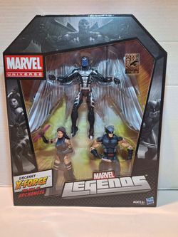 2012 SDCC EXCLUSIVE MARVEL LEGENDS: XFORCE FIGURE 3-PACK: WOLVERINE ARCHANGEL PHYSLOCKE