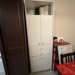 Nice White Cabinet Storage Shelves