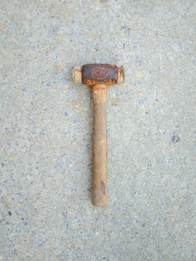 Vintage Chicago Rawhide Leather Mallet 