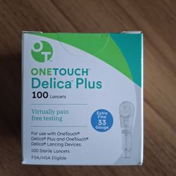 Onetouch Delica Plus 100 Lancets