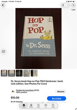 Hop on Pop by Dr. Seuss Hardcover