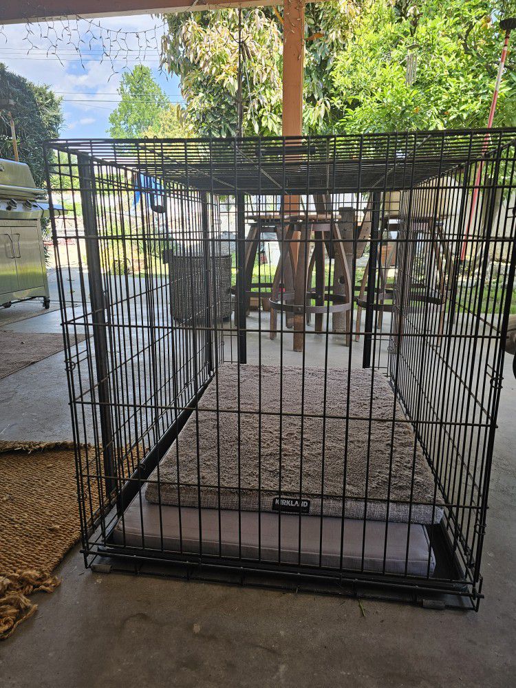 XL Dog Crate And Pad