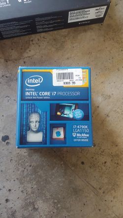 Intel I7 Processor.