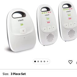 VTech Upgraded Baby Monitor with Rechargeable Battery, Long Range, Crystal-Clear Sound, and Alerts