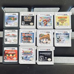 Lot of 3ds games TESTED AND WORKING