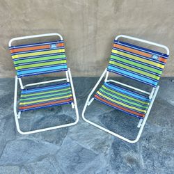 Beach Chairs Set Of 2