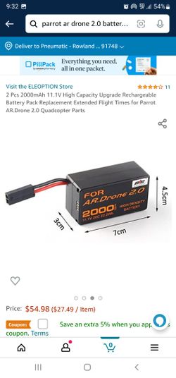 Drone Battery For PARROT Model New