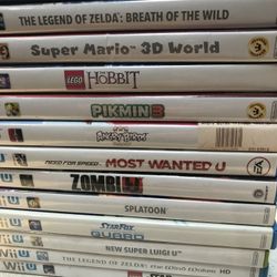 Wii U Games Sold As Lot Or Individual  OBO