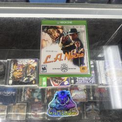 LA Noire Xbox One $30 Gamehogs 11am-7pm