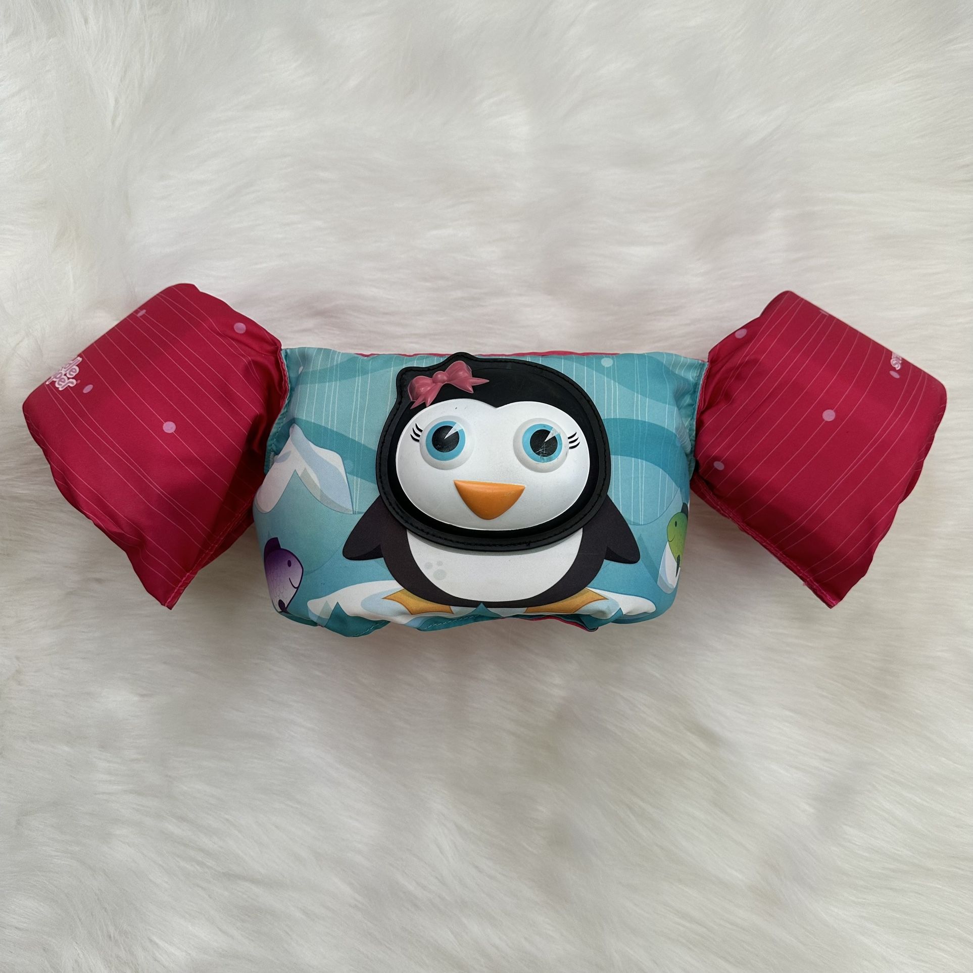 Stearns Fish Puddle Jumper Pink Penguin Fish CGA Kids Life Jacket