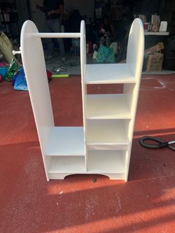 Girls dress up stand mini closet Kids bedroom furniture