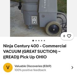 Ninja Century 400 Commercial Vacuum