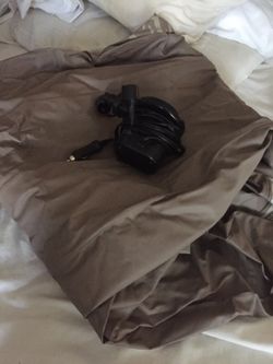 Intex twin mattress and pump