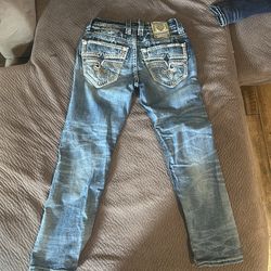 Authentic Fadded blue Rock Revivals