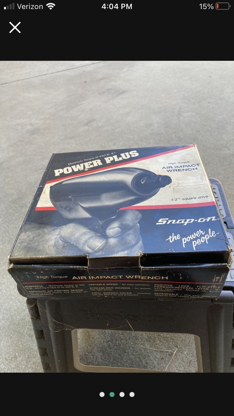 Snap-on Tools Power Plus Air Impact Wrench
