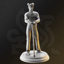 Resin 3D Printed Grimdark Fantasy 3D Miniature – 32mm Resin Figure for Tabletop RPGs & Wargames