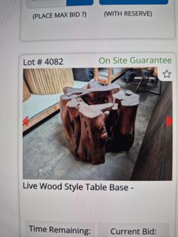 SOLID WOOD COFFEE TABLE.BASE