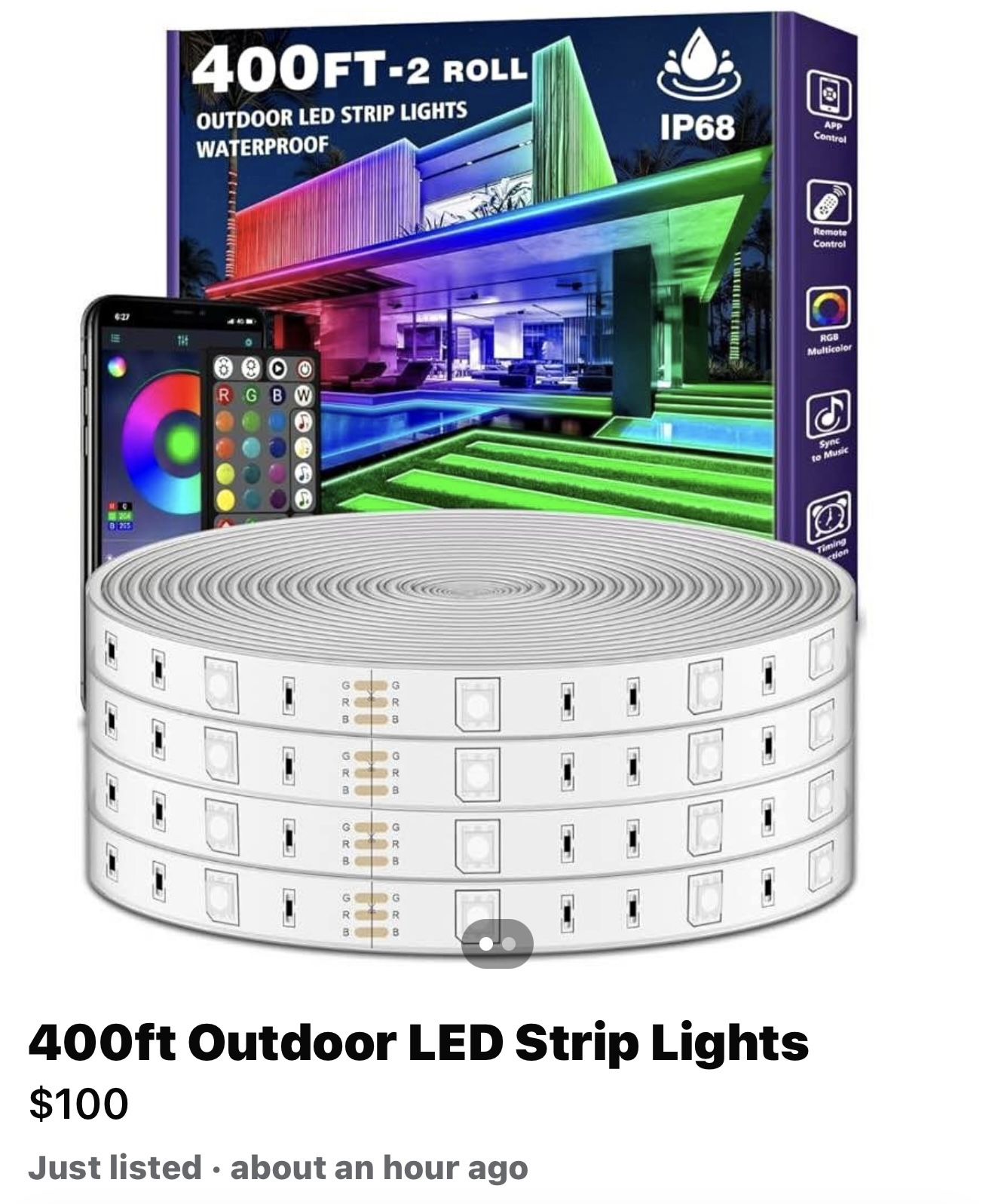 400 Ft Outdoor Lighting