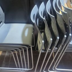 Commercial Stackable Sled-Base Chairs