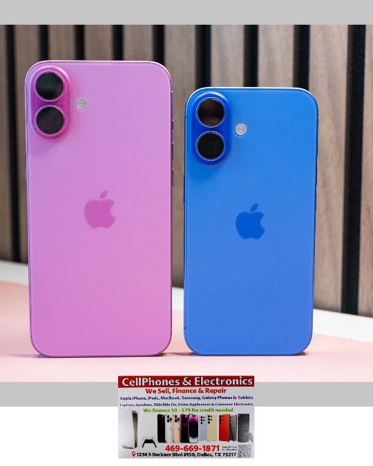 iPhone 16 Plus,iPhone 16 128GB Factory Unlocked - On Payments With Just $10 Down - Hurry Up Grab It Now For Limited Time Offer