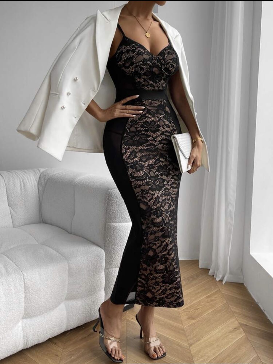 SHEIN See-through Dress