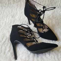 Anne Michelle Caged Heels Size 7