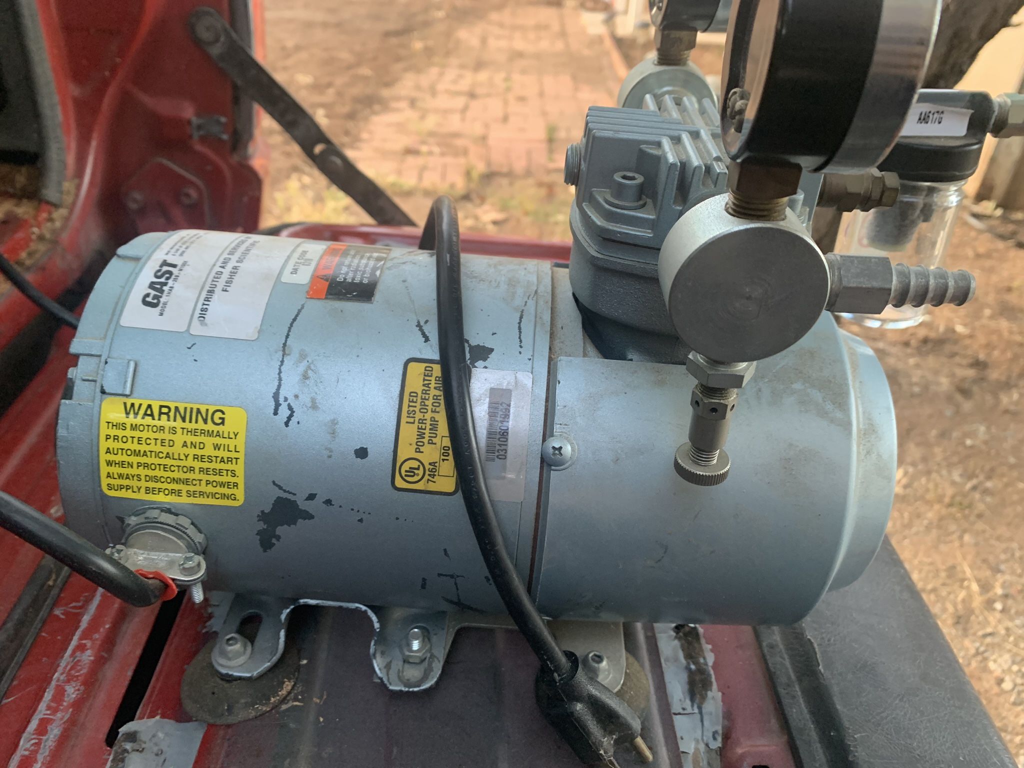 GAST Piston Air Compressor / Vacuum Pump for Sale in Escondido, CA