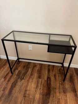 Glass desk/Entry Table