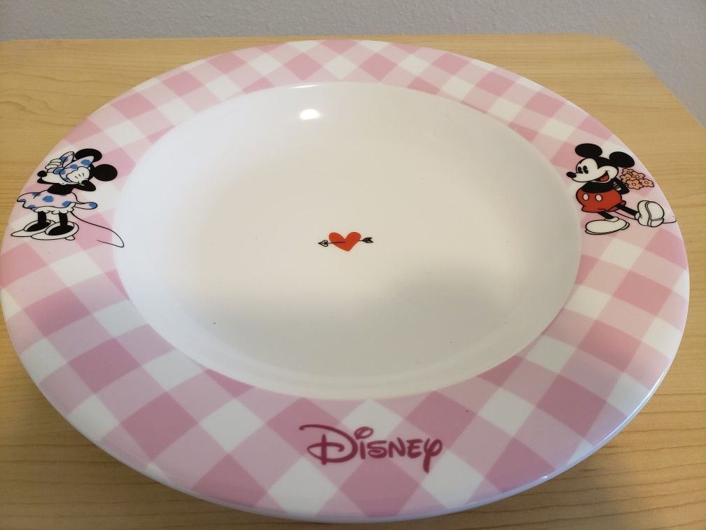 Minnie and Mickey Pasta Plates (2) Disney Korea