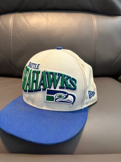 New Era Seattle Seahawks Retro/Throwback Style Snapback Hat