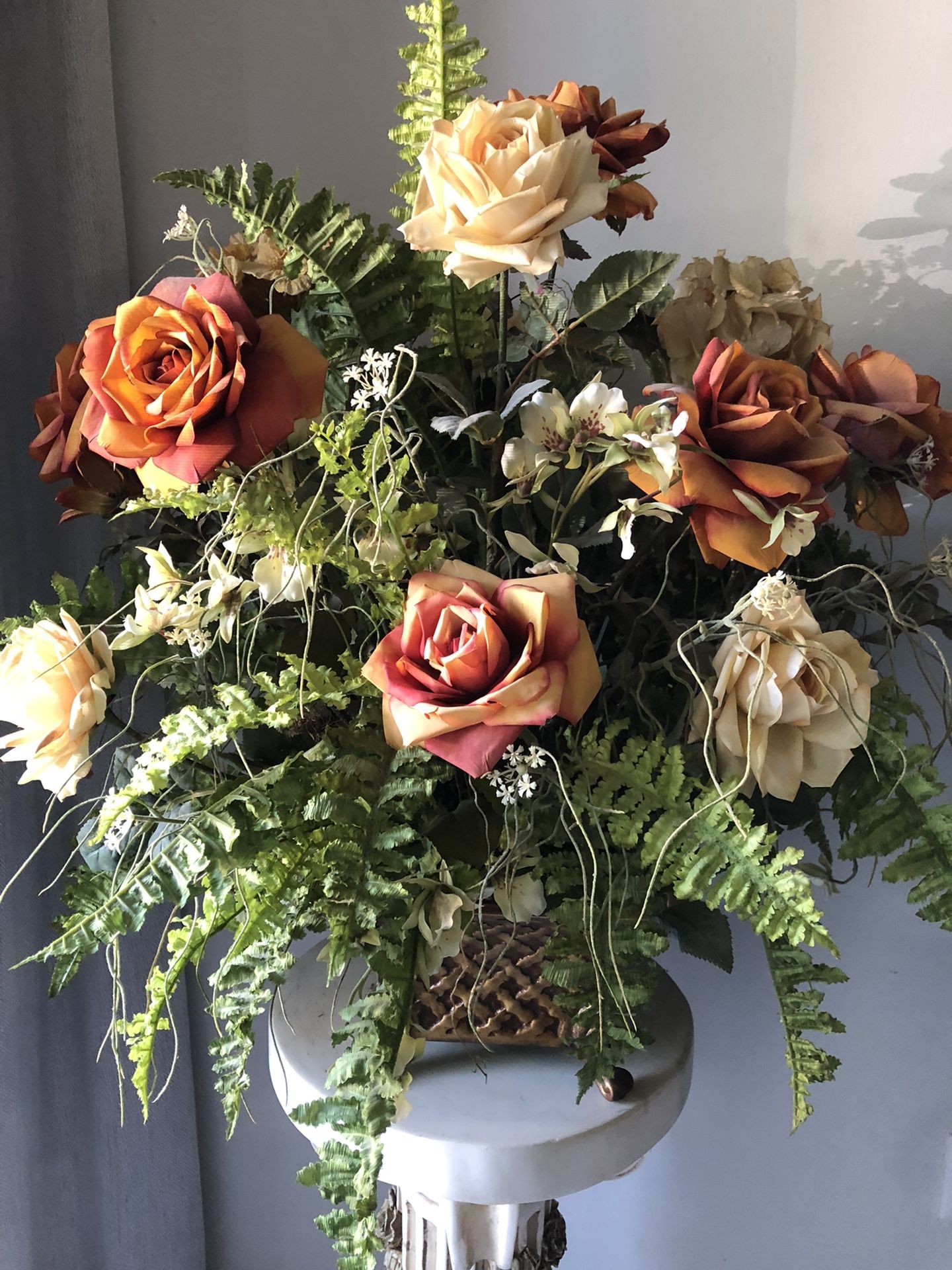 Ramo De Flor Con Pedestal