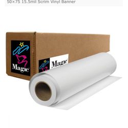 Magic Vinyl Banner. 50x75 2cr  1roll