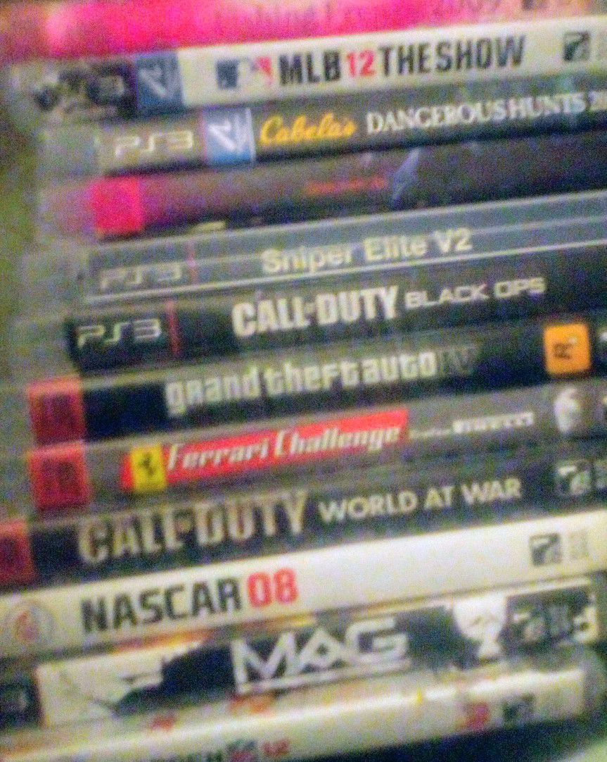 Playstation 3 Video Games x 12