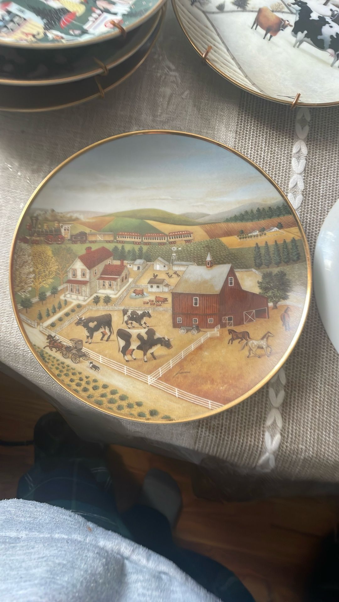 Antique Franklin Mint Plates
