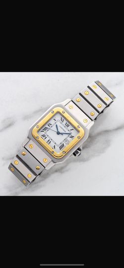 Cartier 2tone 18k/SS Full Set Biy Sale Trade Rolex Gold Diamonds 31mm