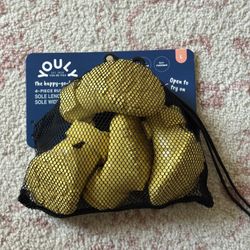 Dog Rain Boots (Yellow, Large)