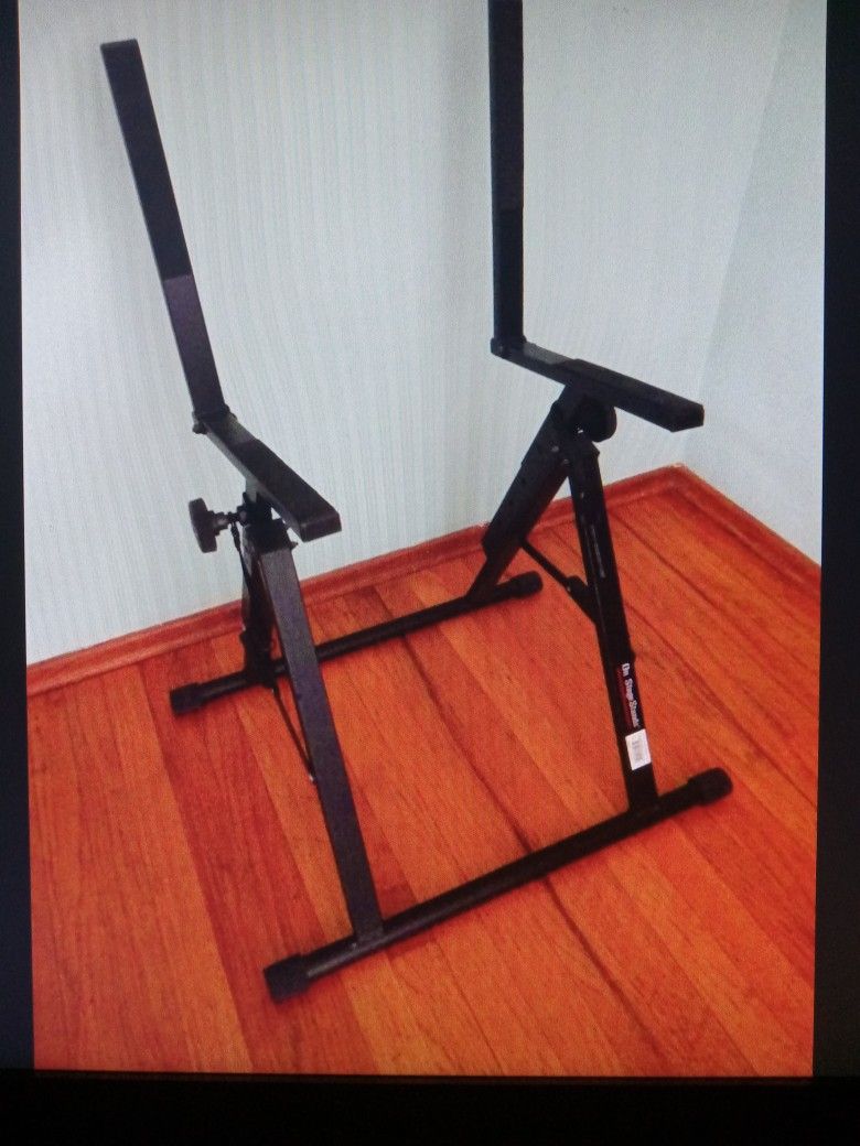 OnStage Tilt Back Amp Stand Adjustable Height Holds Up To 150 Lb