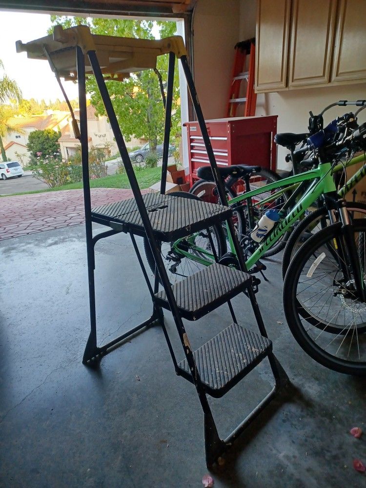 Cosco Folding Ladder (5 Ft) With Work Tray