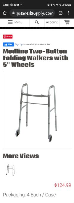Medline Aluminum Walker New