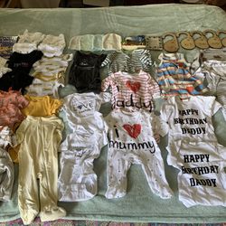 35 Items For Baby, Includes Clothes, Etc.
